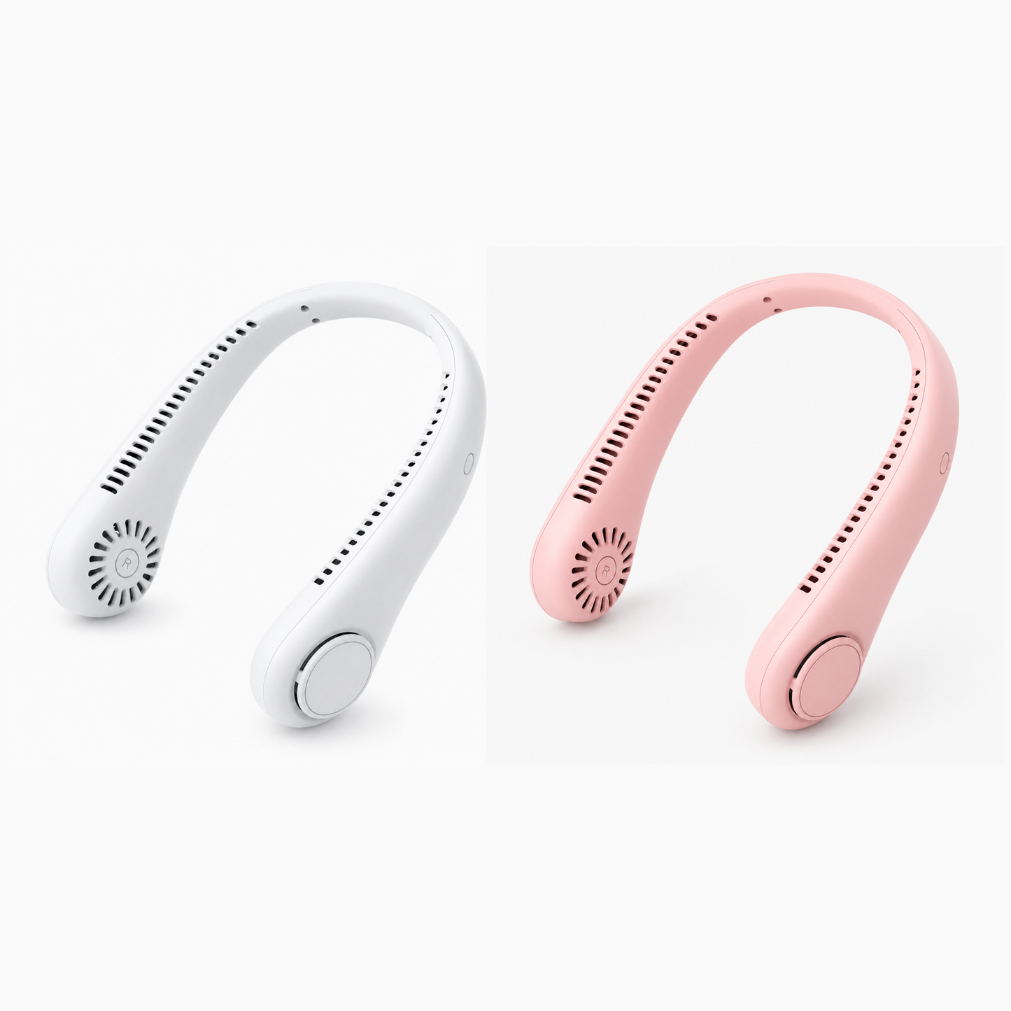 ❄️ Bladeless Neck Fan – Hands-Free Turbo Cooling with LED Display