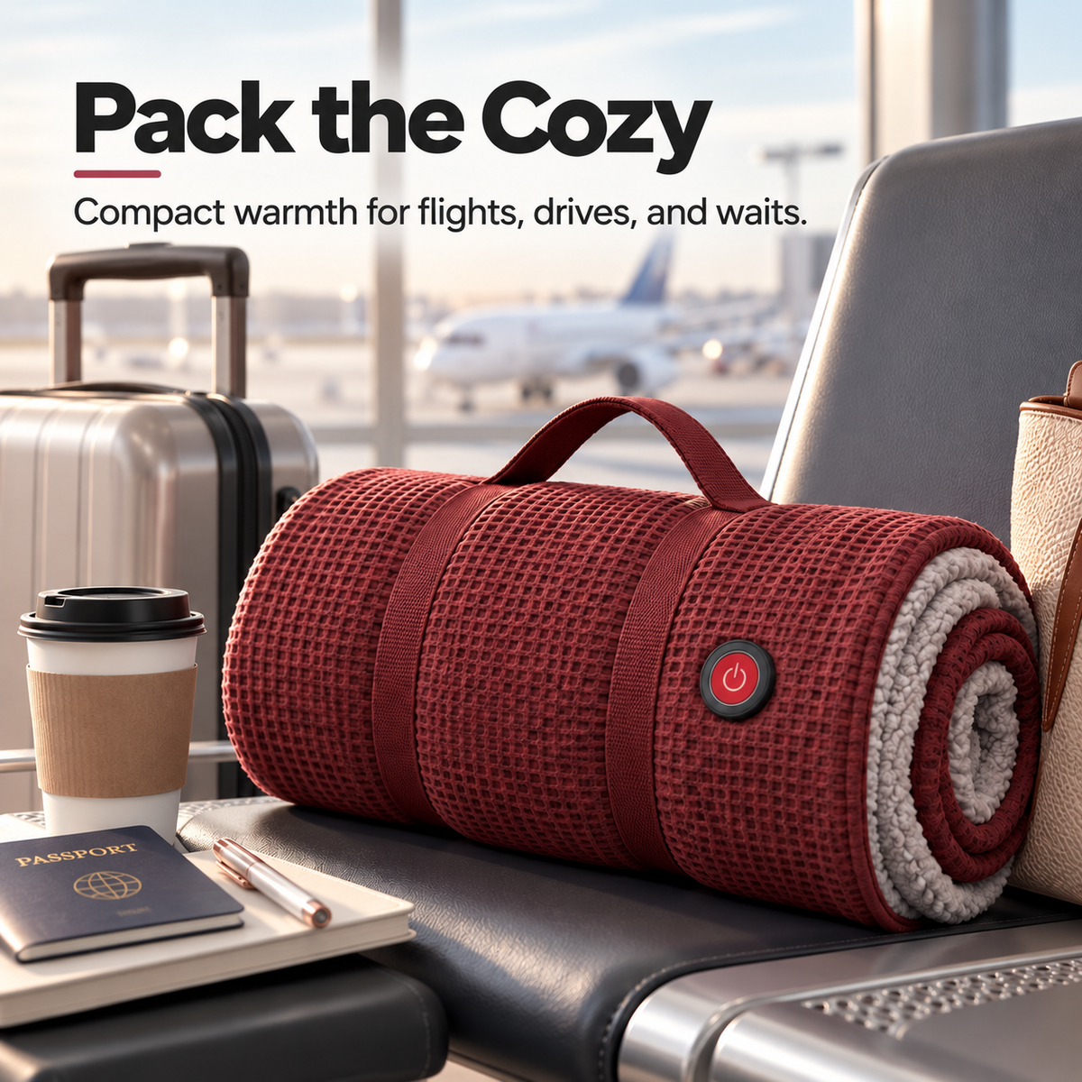 π₯ Wearable Heated Blanket β Stay Warm, Keep Your Hands Free