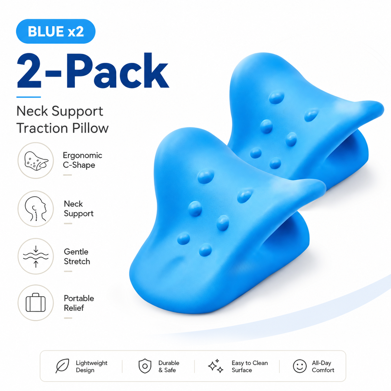 🔥Limited Time Only 50% OFF🔥☁️Cervical Traction Neck Pillow🌙