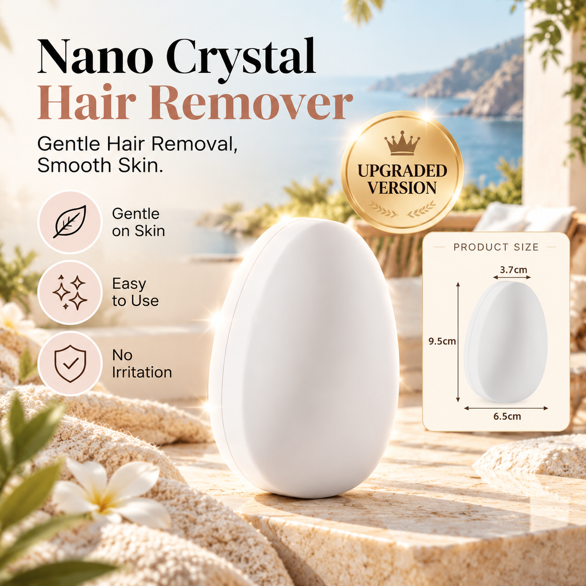 🥳2026 HOT SALE🥳💞50K+ SOLD!🔥 Ergonomic Hair Removal Tool — Easy Grip, Gentle Hair Removal & Protective Cover | Smooth Skin. Less Effort. ✨