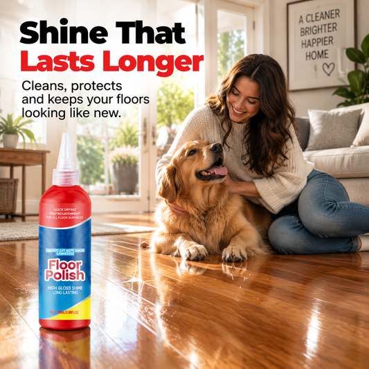 🔧Floor Polish – Refresh Dull Floors, Hide Scratches & Bring Back Their Shine 🏠