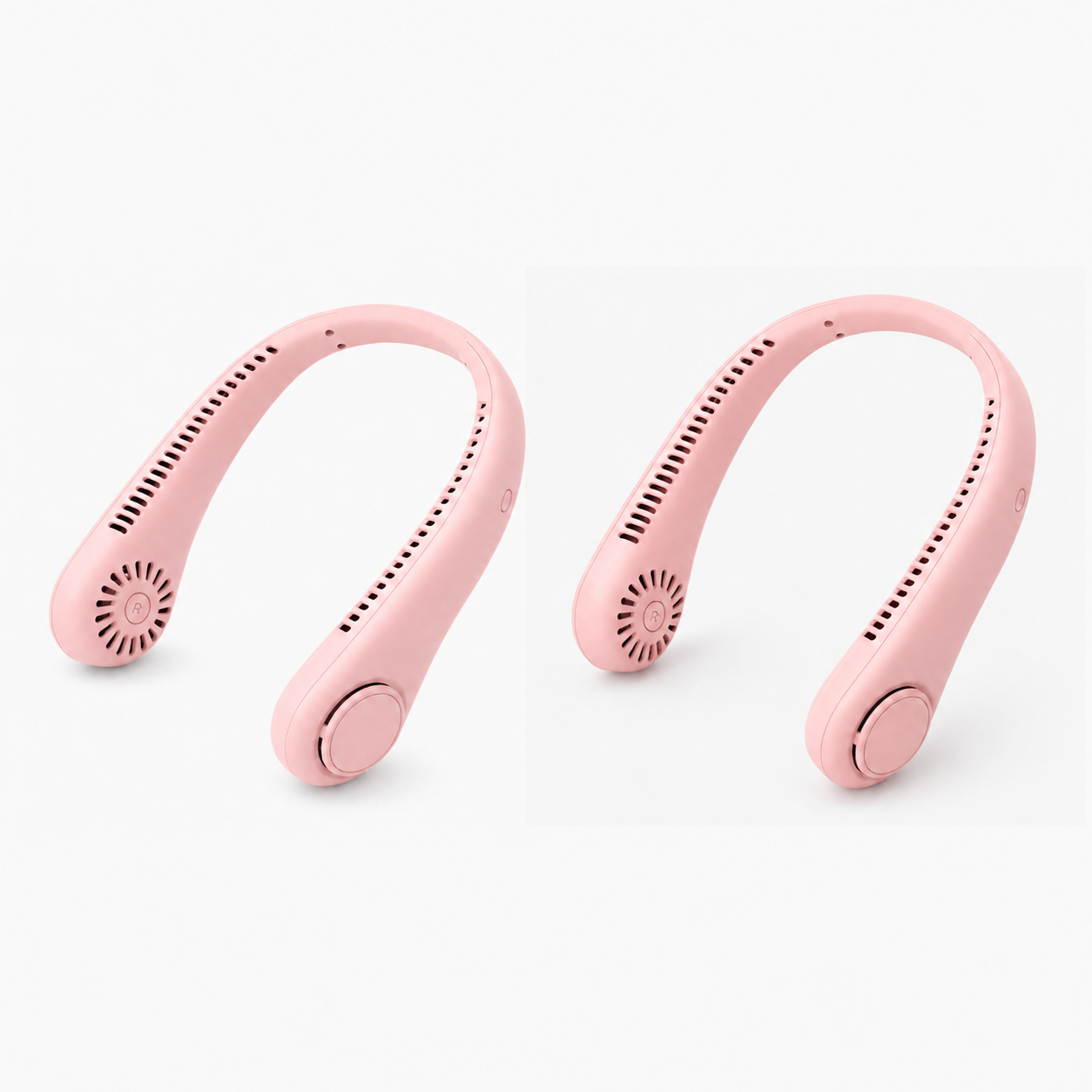 ❄️ Bladeless Neck Fan – Hands-Free Turbo Cooling with LED Display