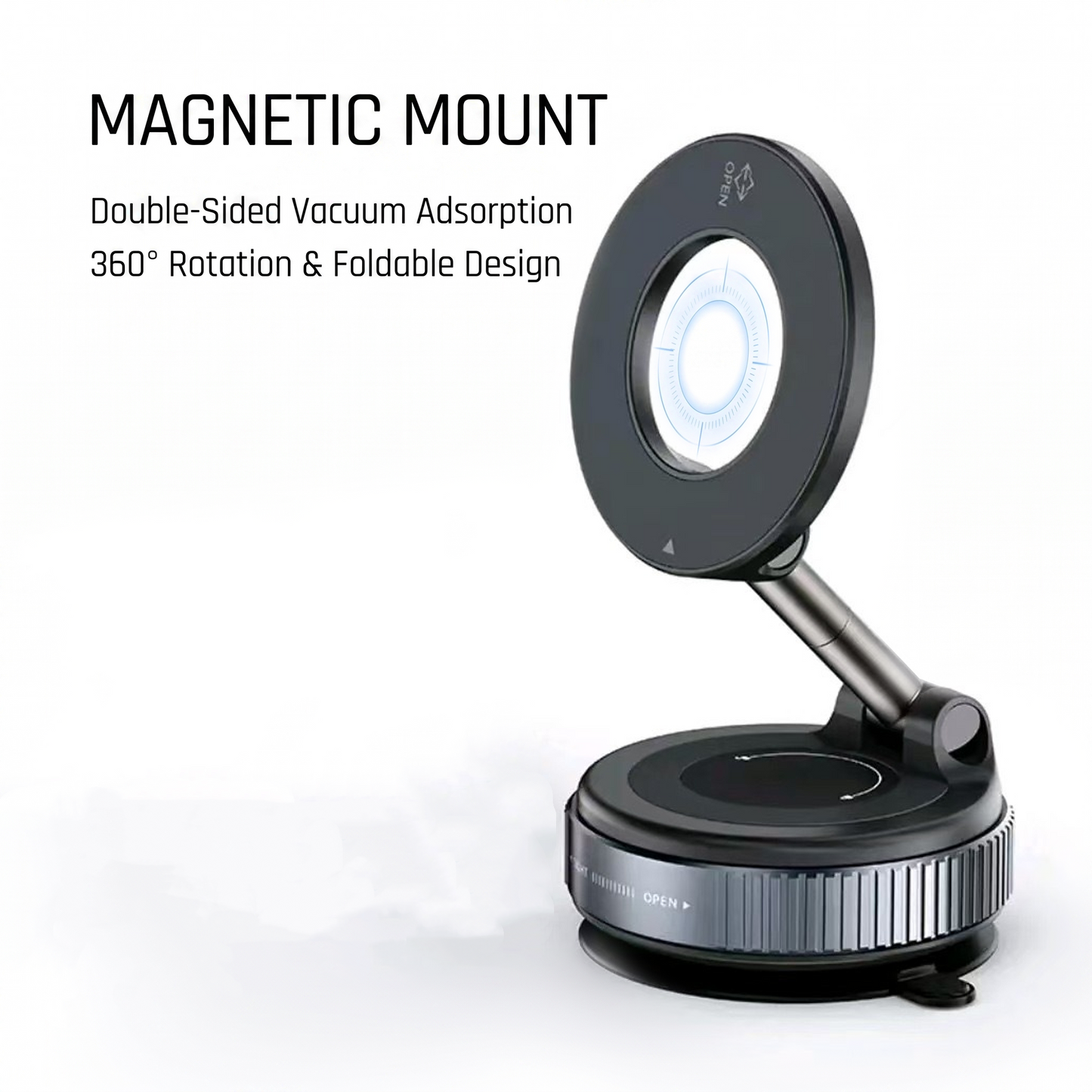 💡 50% OFF NOW ! Universal Magnetic Car Mount with Rotating Suction Base