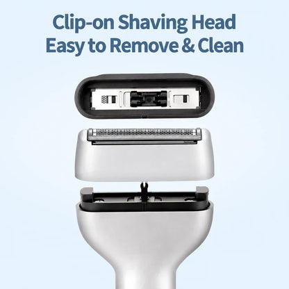 🪒Men's Rechargeable Foil Electric Shaver ⚡🧔– Efficient Close Shaving, Cordless Portable Wet & Dry Beard Razor for Daily Grooming