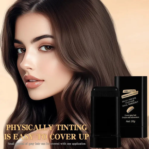Waterproof Temporary Hair Dye Stick, Haircare Easy-Application Portable Design, Long-Lasting Color Without Fading, Perfect for Touch-Ups and Highlights, Highlighted Hair
