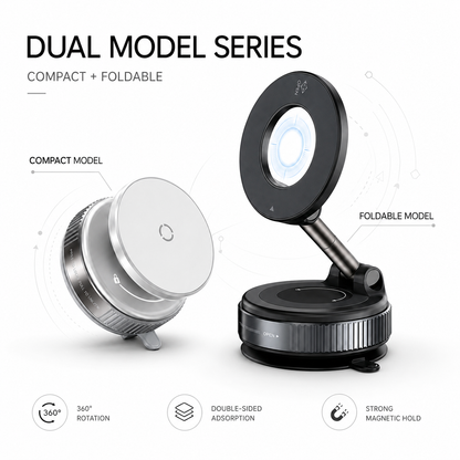 💡 50% OFF NOW ! Universal Magnetic Car Mount with Rotating Suction Base
