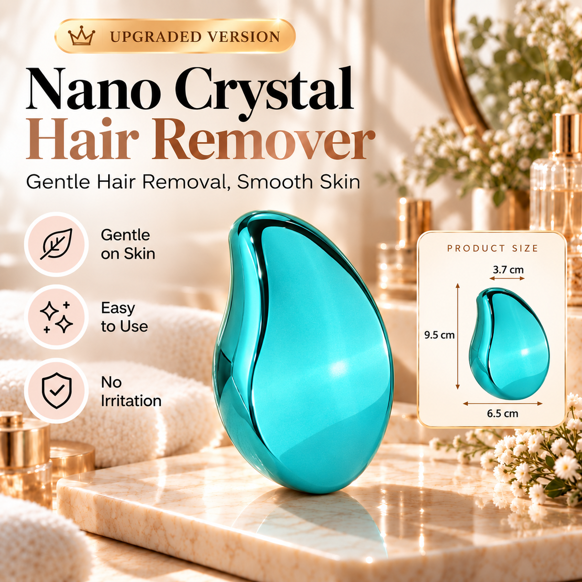 🥳2026 HOT SALE🥳💞50K+ SOLD!🔥 Ergonomic Hair Removal Tool — Easy Grip, Gentle Hair Removal & Protective Cover | Smooth Skin. Less Effort. ✨