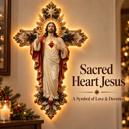 ✨ Holy Light Cross™ – Christmas Blessing Collection | Faith, Love & Protection for Your Home