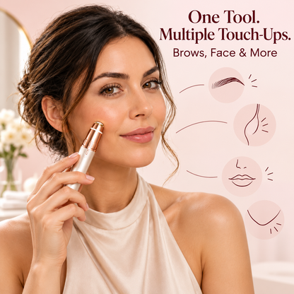 🪞 Exclusive 50% OFF 💎 Professional 2-in-1 Rechargeable Facial & Eyebrow Hair & Pubic Hair Trimmer