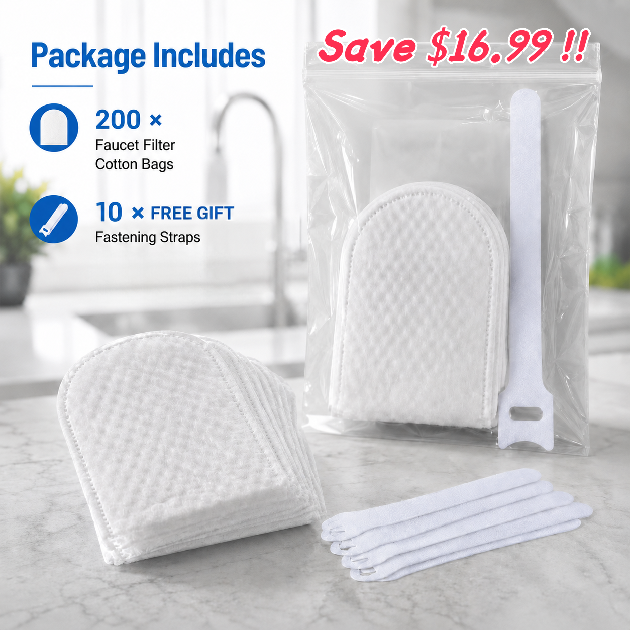 💕BUY 3 GET 1 FREE ( 200 PCS🎁FREE 10 Zip Ties )