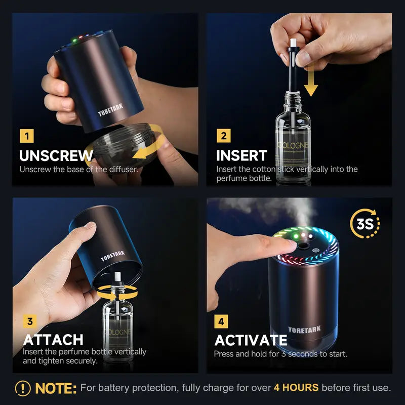 💡 60% OFF NOW !🚗Colorful Ambiance Star Top Car Aroma Diffuser