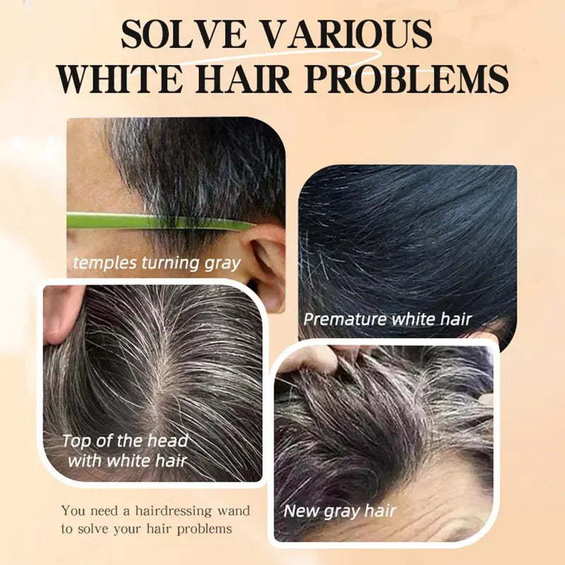Waterproof Temporary Hair Dye Stick, Haircare Easy-Application Portable Design, Long-Lasting Color Without Fading, Perfect for Touch-Ups and Highlights, Highlighted Hair