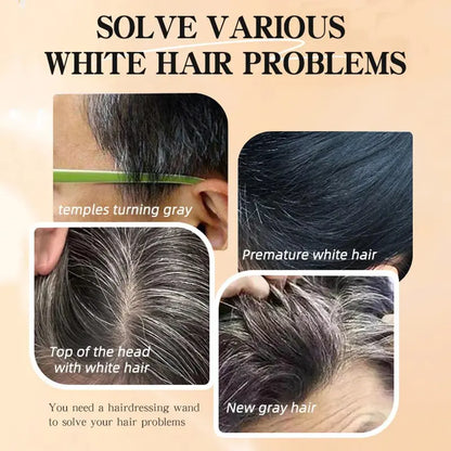 Waterproof Temporary Hair Dye Stick, Haircare Easy-Application Portable Design, Long-Lasting Color Without Fading, Perfect for Touch-Ups and Highlights, Highlighted Hair