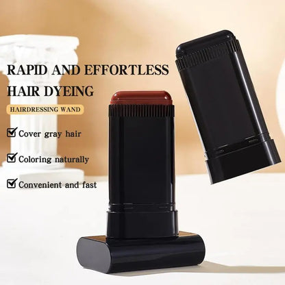 Waterproof Temporary Hair Dye Stick, Haircare Easy-Application Portable Design, Long-Lasting Color Without Fading, Perfect for Touch-Ups and Highlights, Highlighted Hair