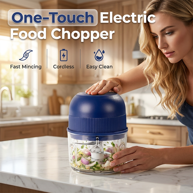 🥳 Mini Electric Garlic Chopper Press with Container & 💕Food processor💕
