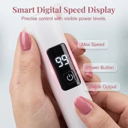 💅 Exclusive 50% OFF ✨ Professional Electric Nail Drill Kit– Digital Speed Control