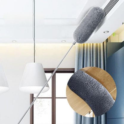 ✨ Telescopic Microfiber Duster — Extendable Reach, Flexible Head & Dust-Trapping Fibers | Reach More. Clean Easier. Less Effort. 🧹