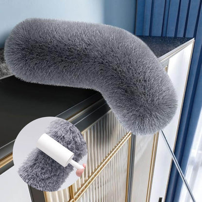 ✨ Telescopic Microfiber Duster — Extendable Reach, Flexible Head & Dust-Trapping Fibers | Reach More. Clean Easier. Less Effort. 🧹